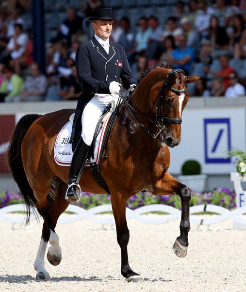 Lars Petersen on Mariett at Aachen, Germany have been selected for the Danish team for the World Equestrian Games. © 2014 Ken Braddick/dressage-news.com