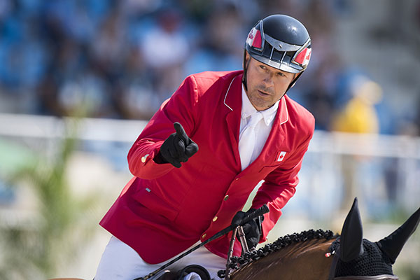 Eric Lamaze at the Olympics in Rio de Janeiro. Photo: Richard Juilliart/FEI